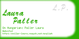 laura paller business card